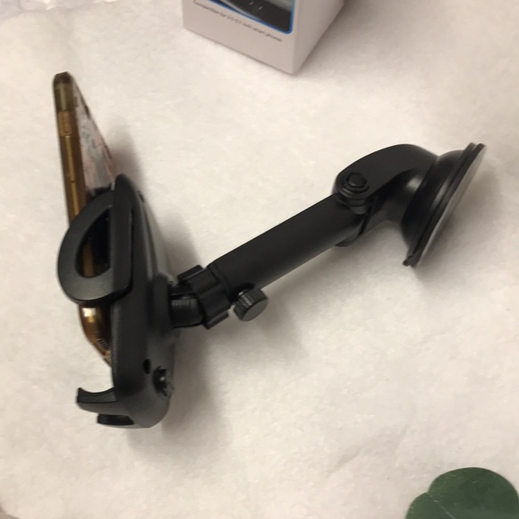 iPhone PHONE HOLDER MOUNT for CAR easy to use black hard plastic - Picture 2 of 15